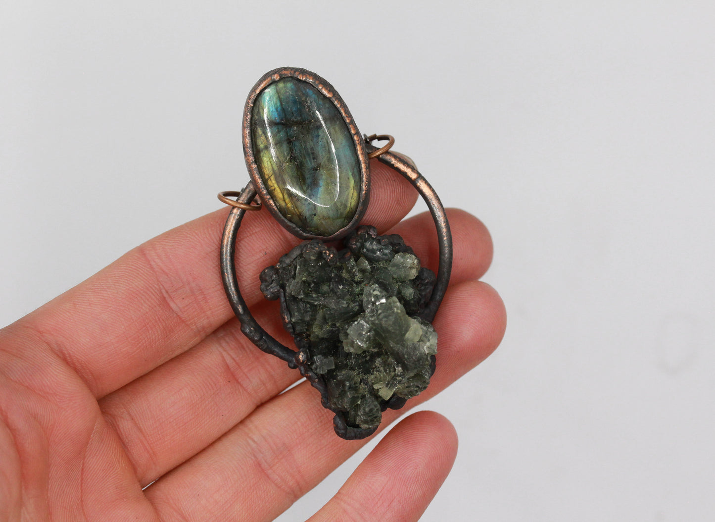 Prehnite & Labradorite Necklace