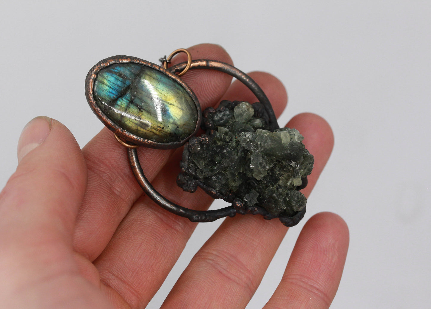 Prehnite & Labradorite Necklace
