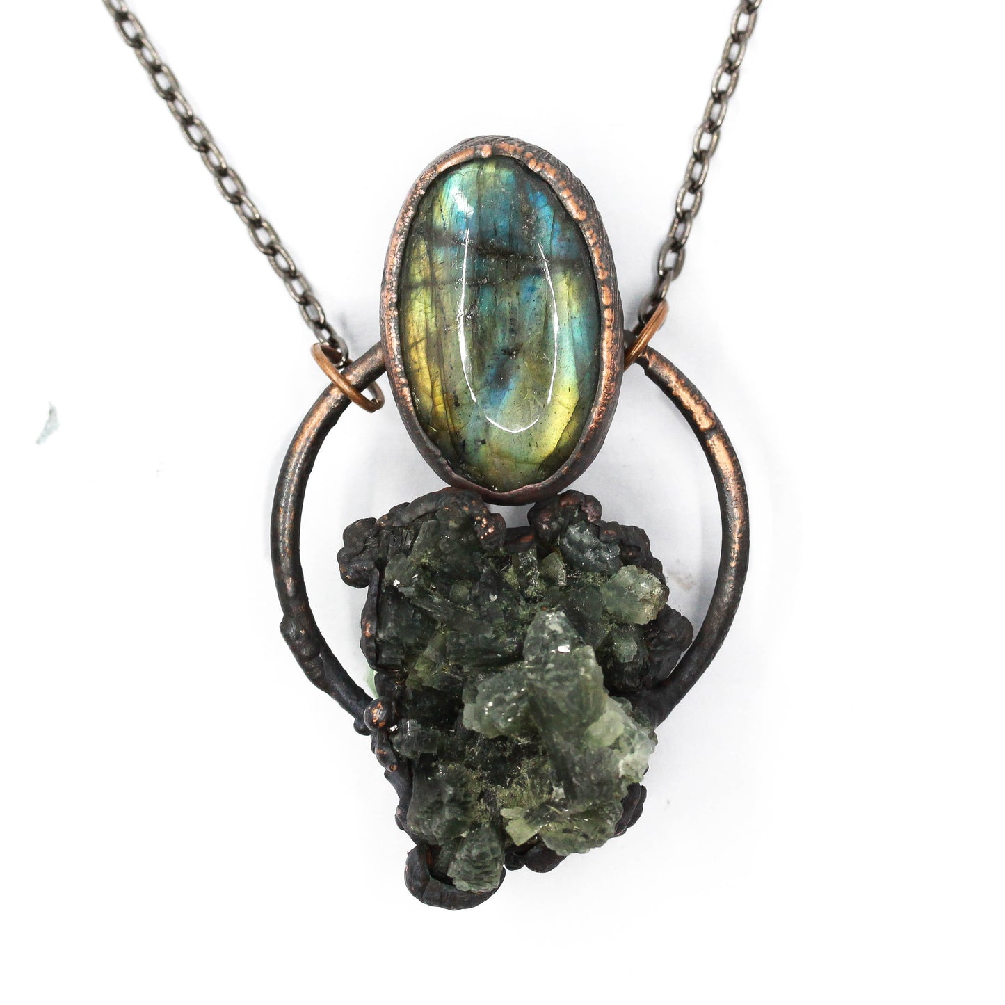 Prehnite & Labradorite Necklace