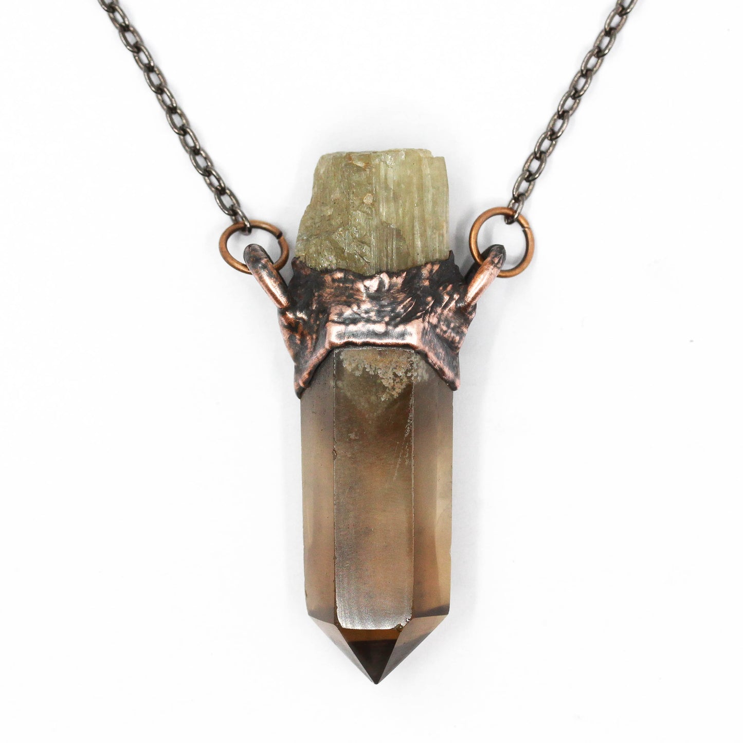 Smoky Quartz & Apatite Necklace