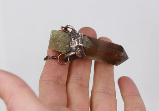 Smoky Quartz & Apatite Necklace