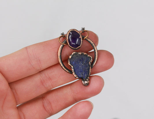 Lapis Lazuli & Amethyst Necklace