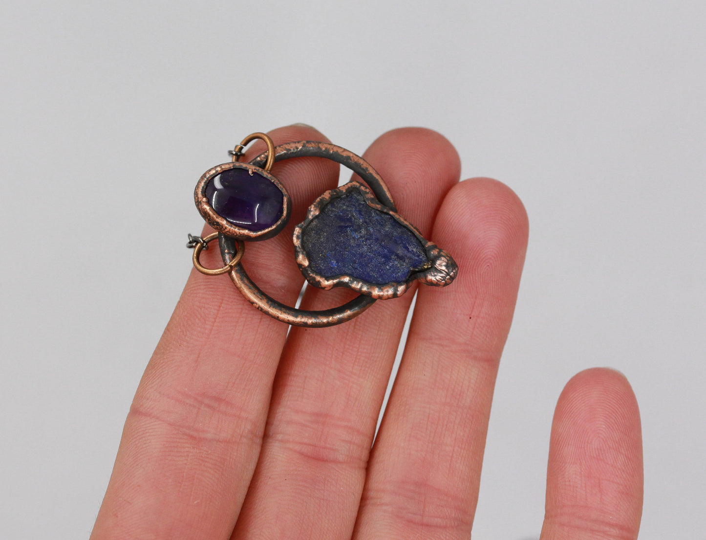 Lapis Lazuli & Amethyst Necklace