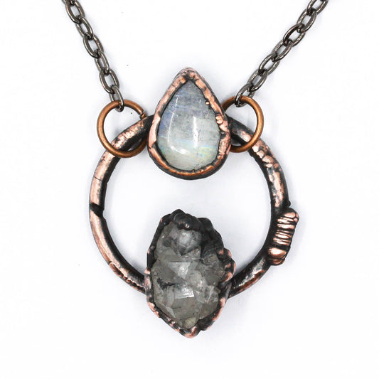 Quartz & Moonstone Necklace