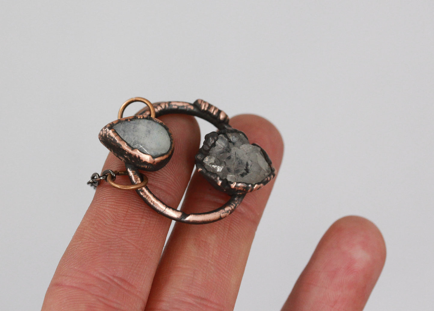 Quartz & Moonstone Necklace