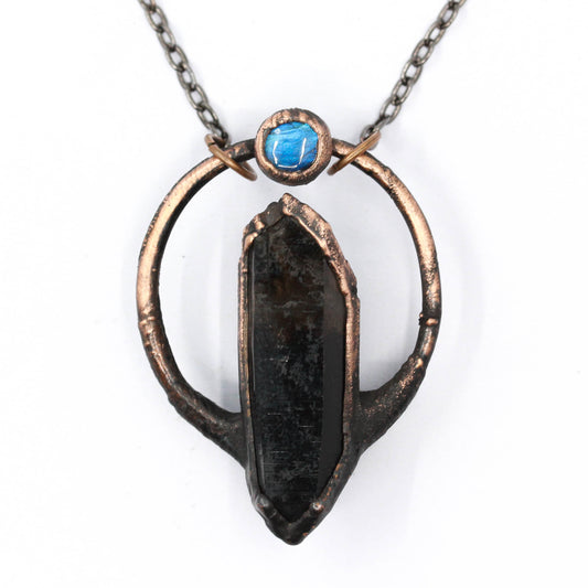 Smoky Quartz & Labradorite Necklace