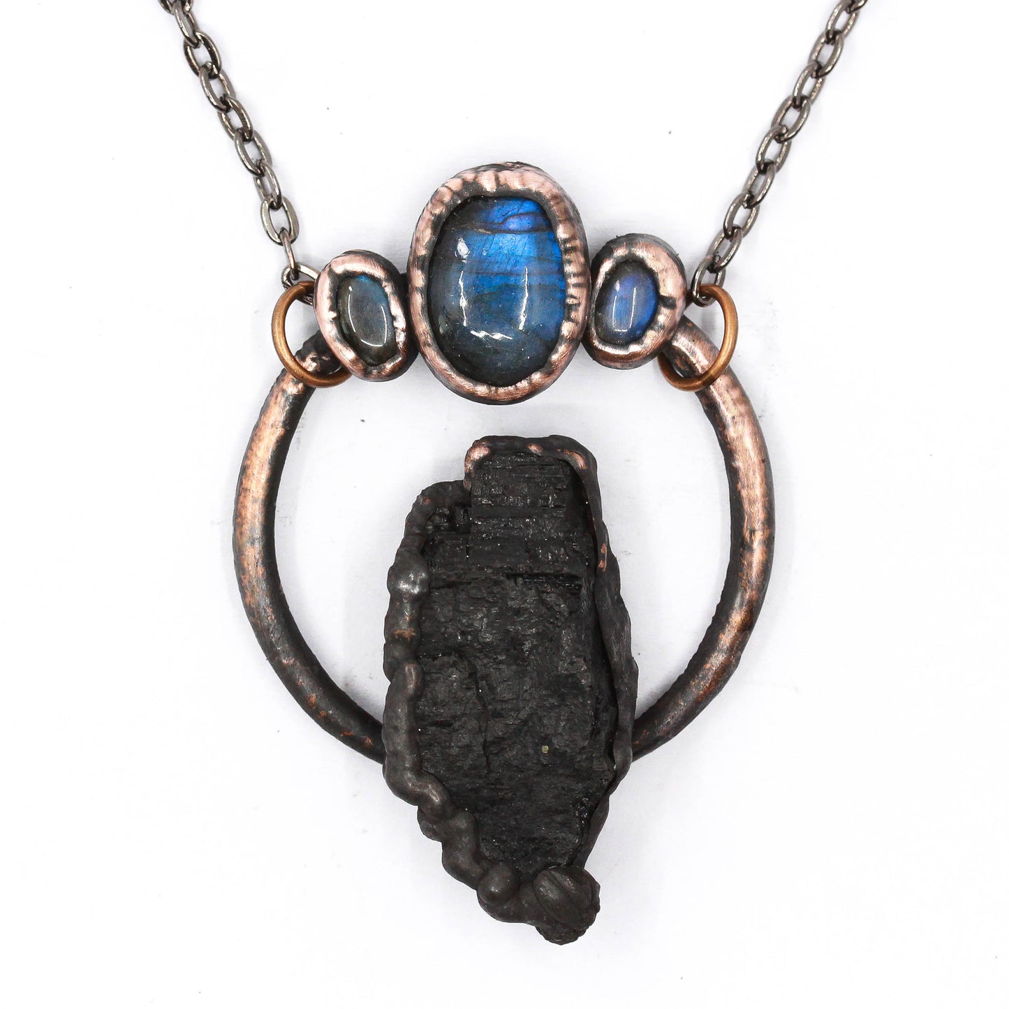 Tourmaline & Labradorite Necklace