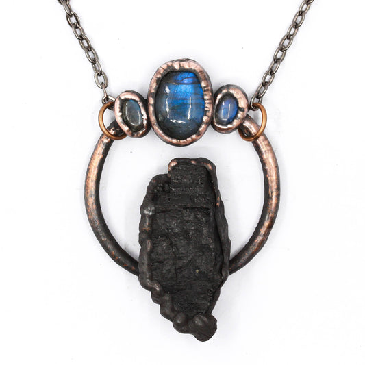 Tourmaline & Labradorite Necklace