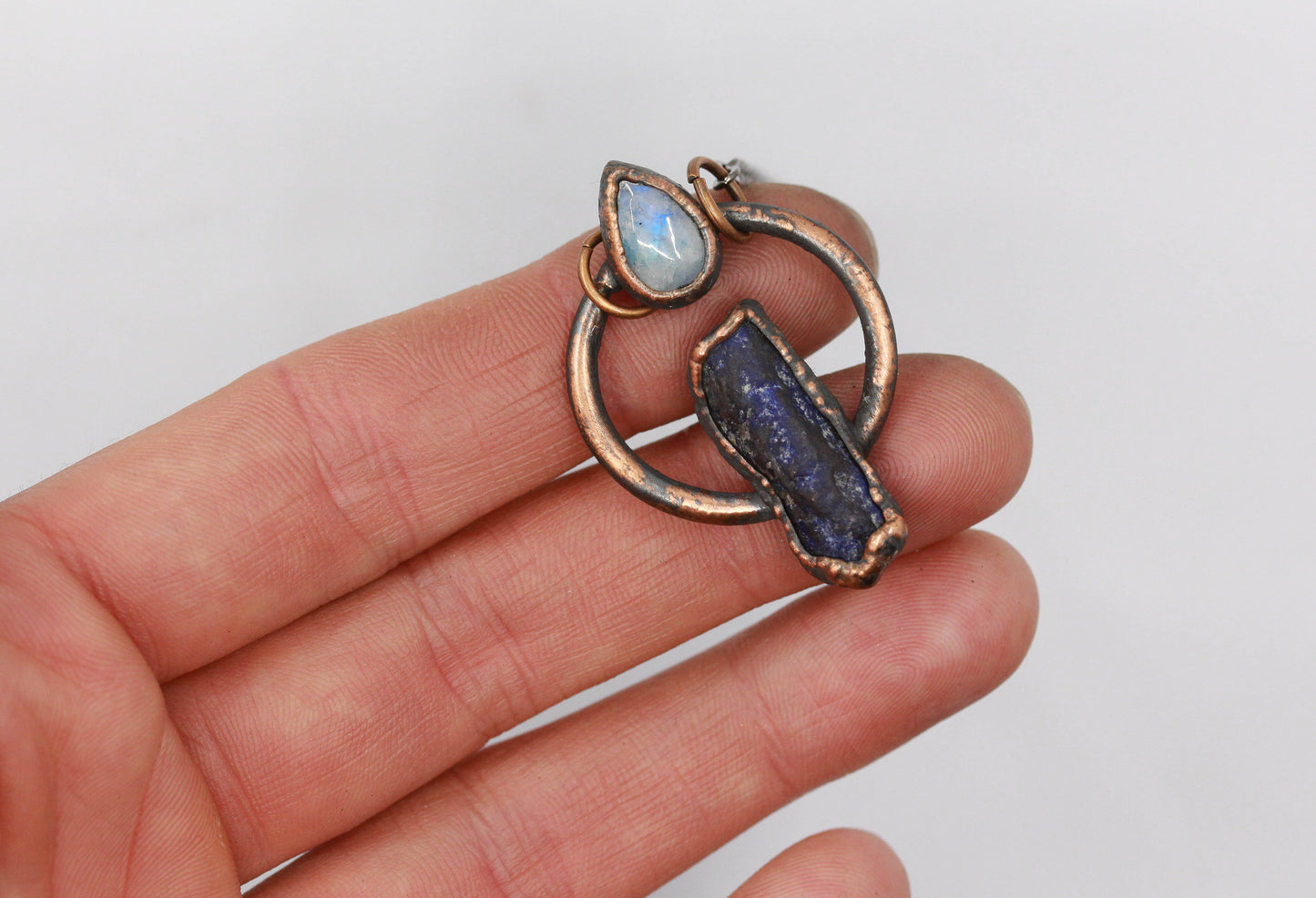 Lapis Lazuli & Moonstone Necklace