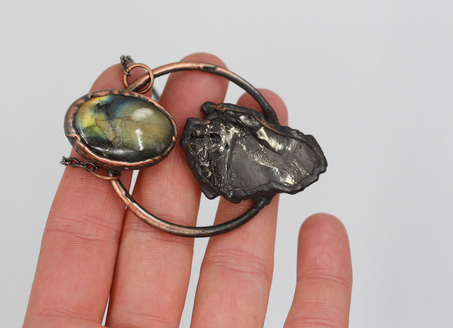 Elite Shungite & Labradorite Necklace