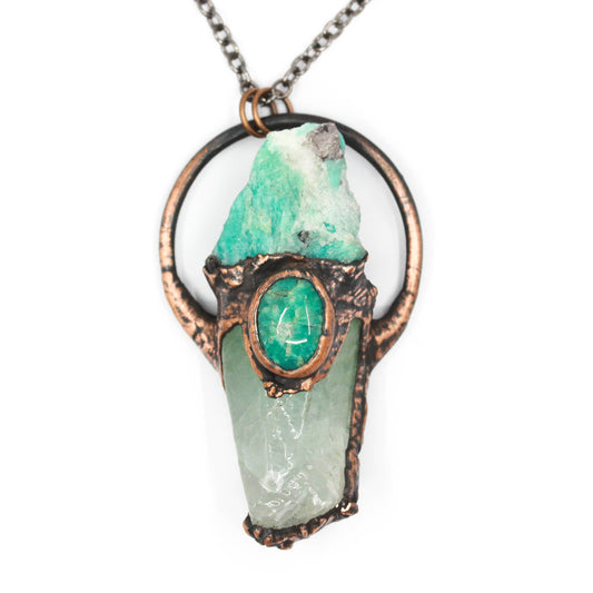 Calcite & Amazonite Necklace