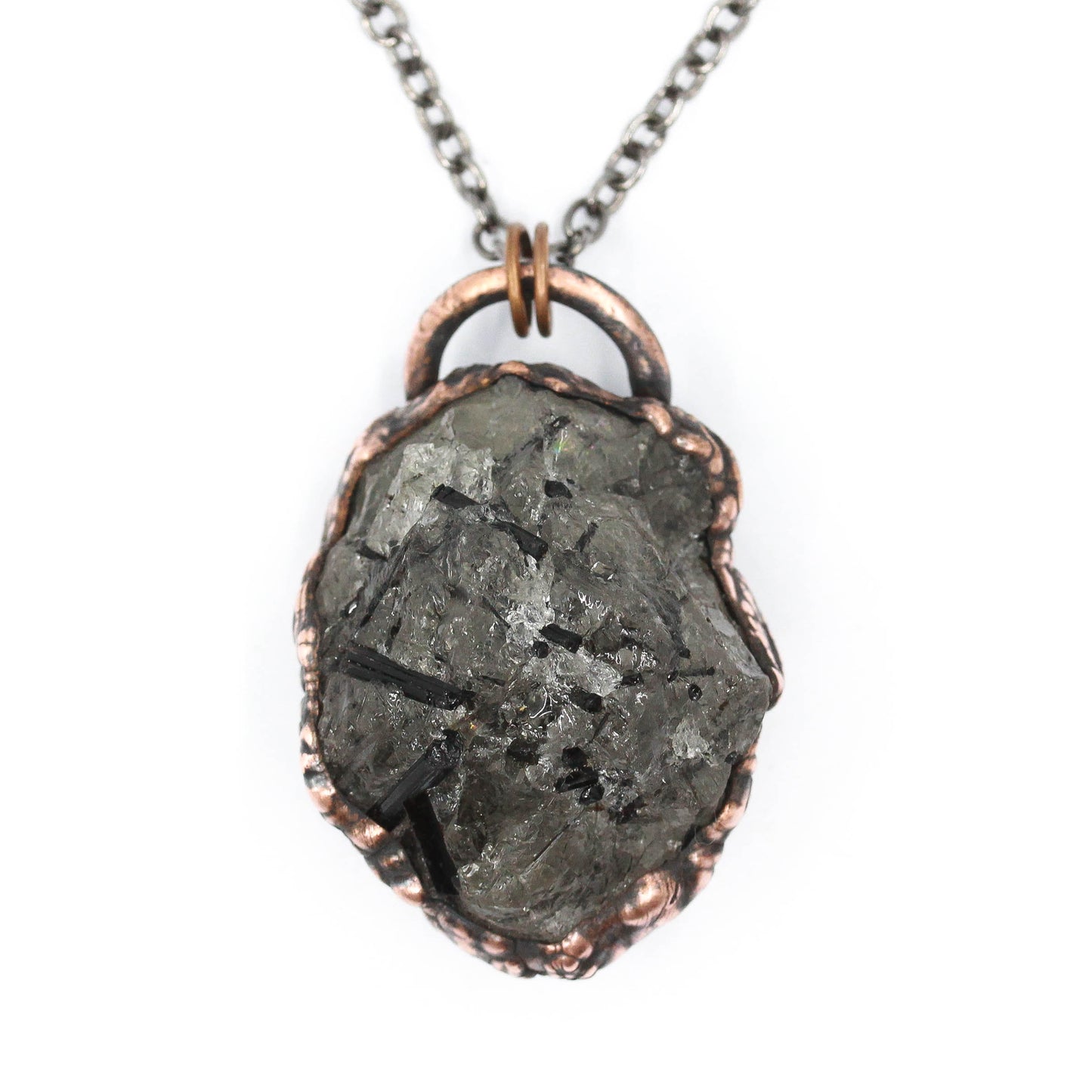 Tourmalinated Quartz Necklace