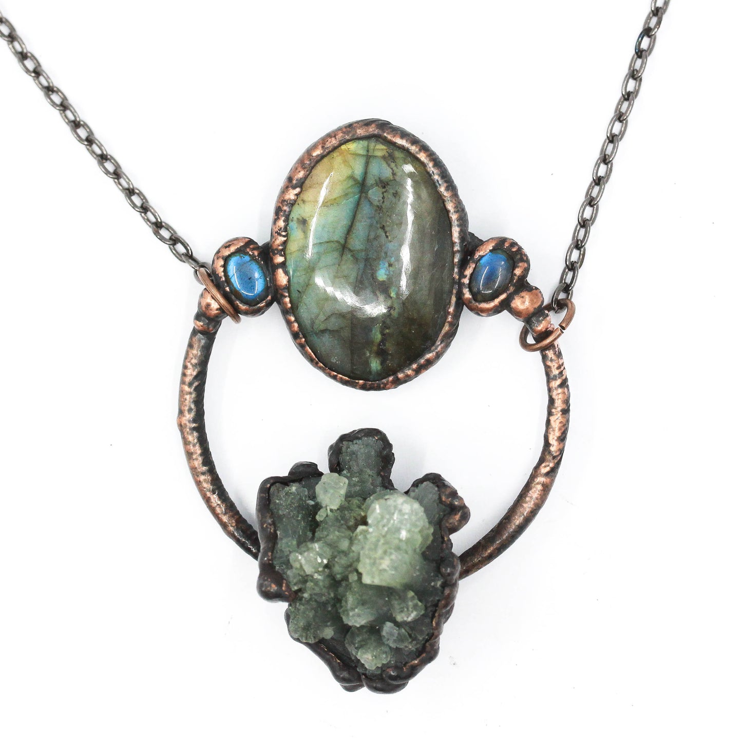 Prehnite & Labradorite Neckace