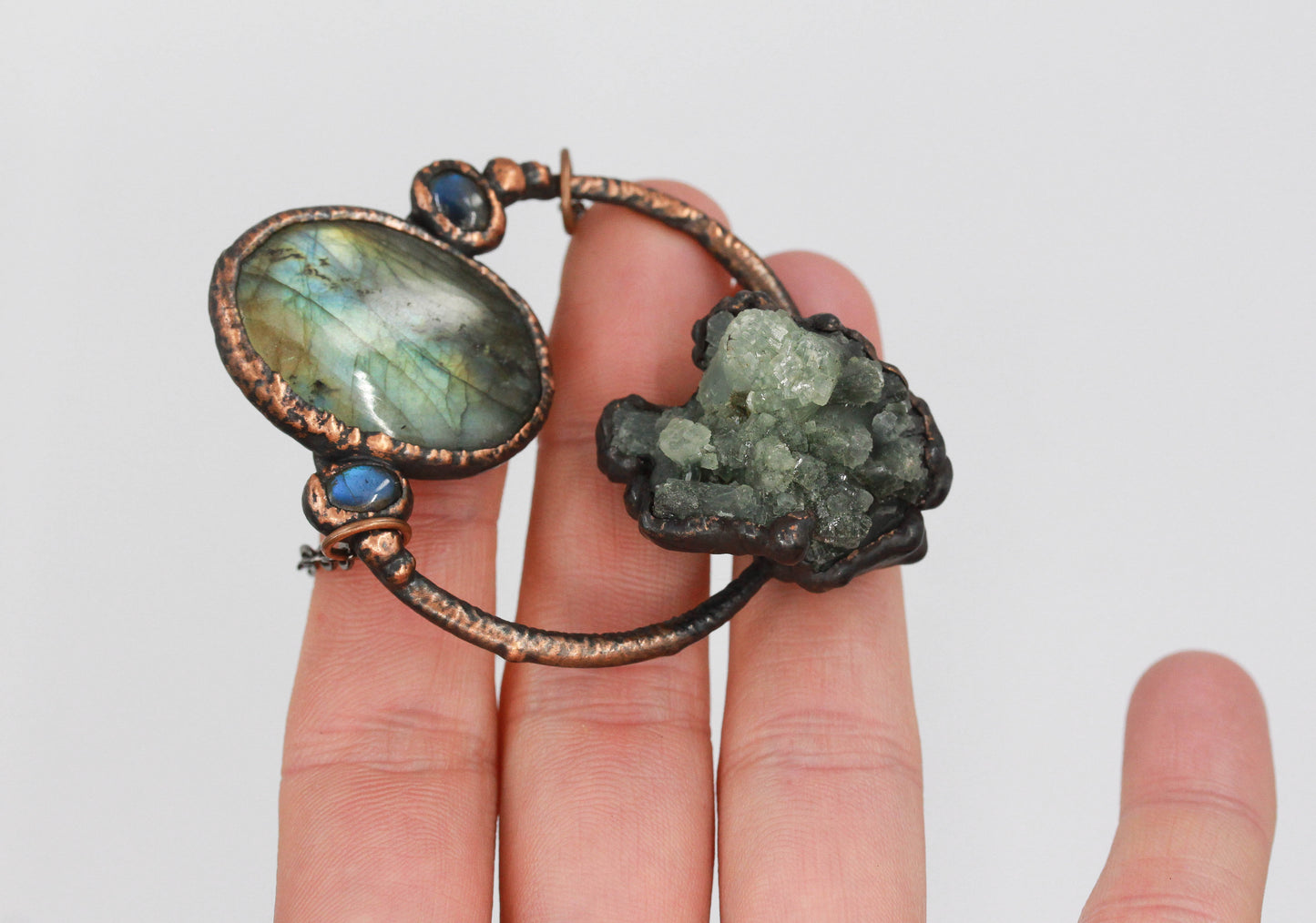 Prehnite & Labradorite Neckace