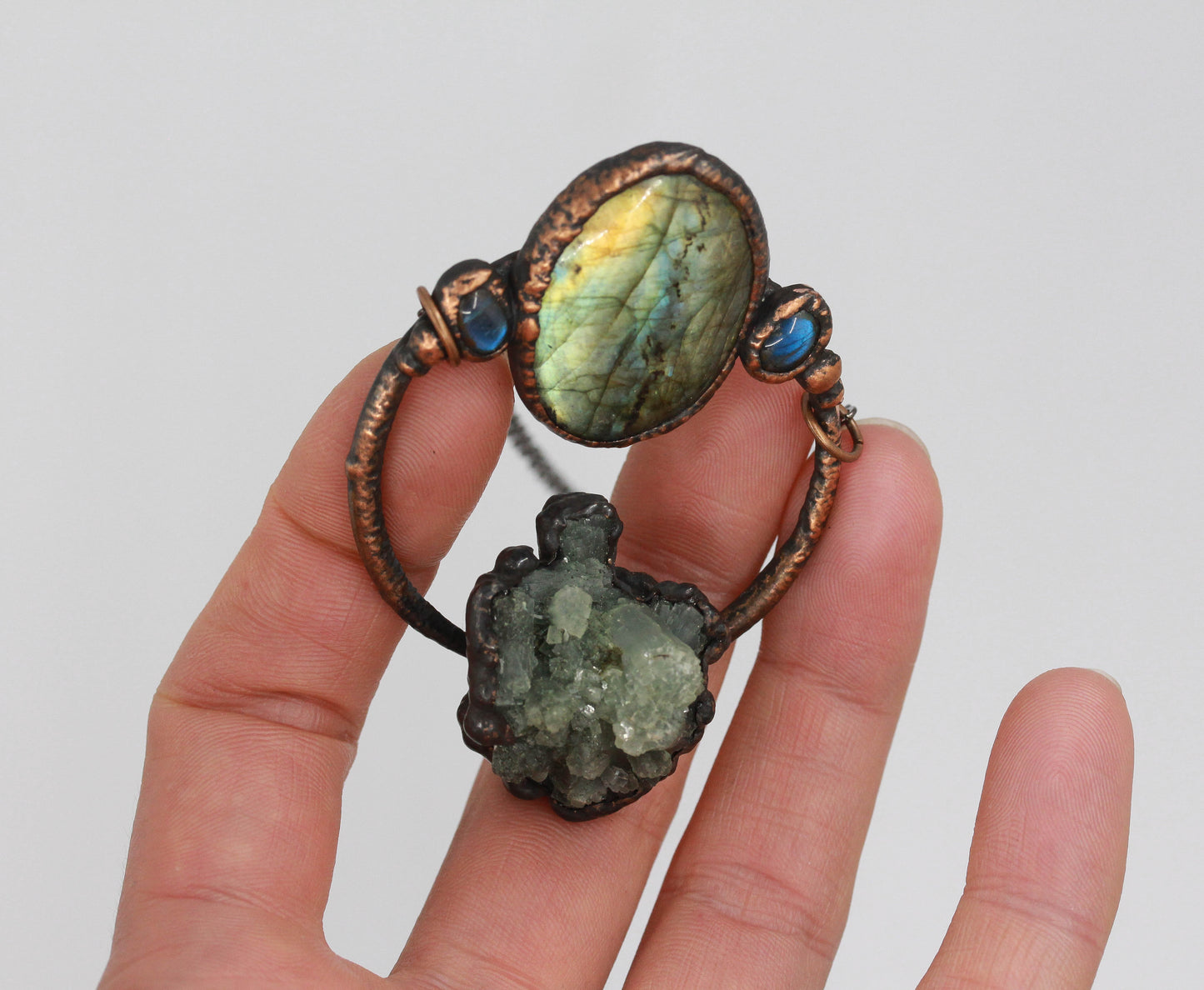 Prehnite & Labradorite Neckace