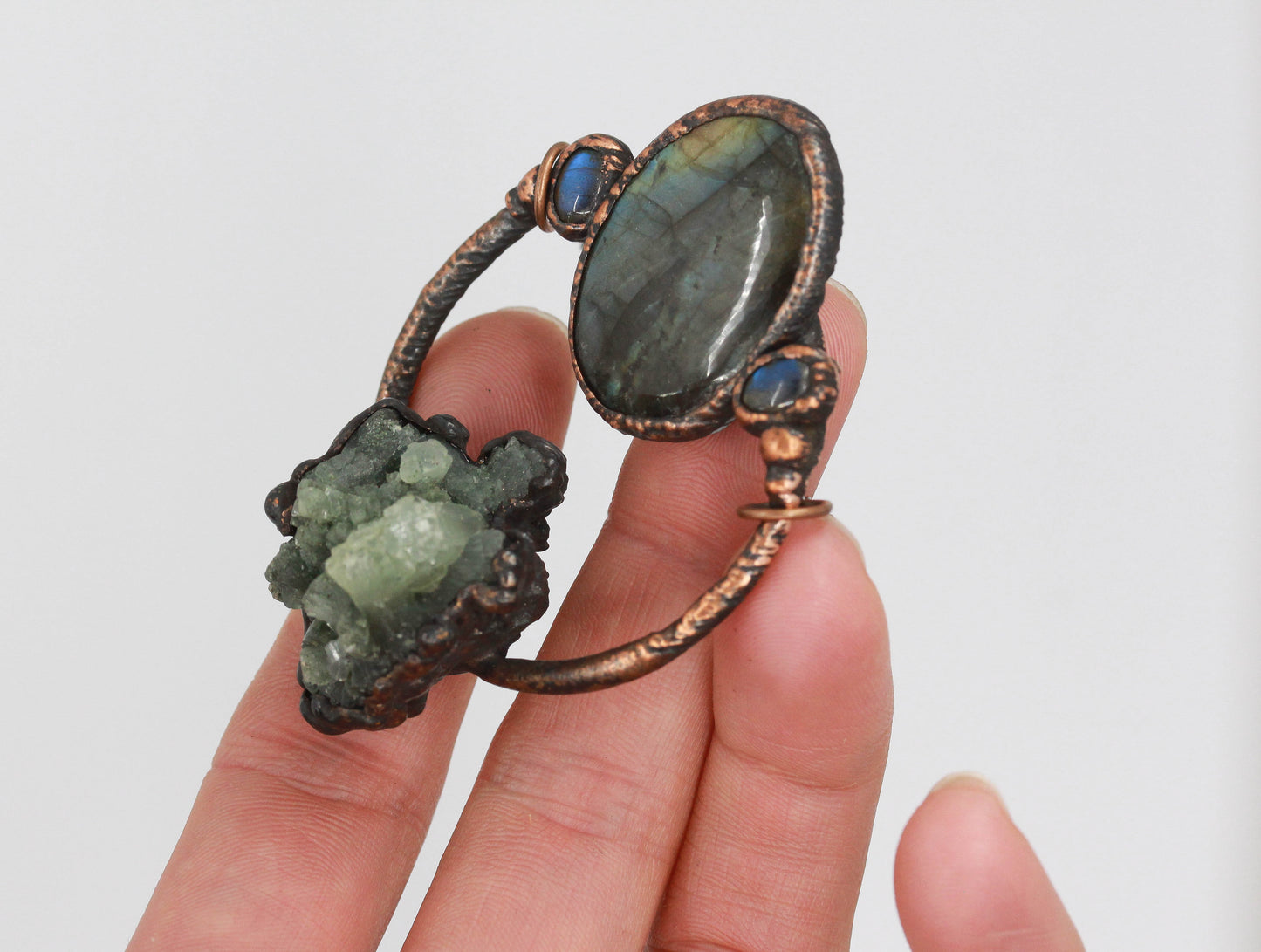 Prehnite & Labradorite Neckace