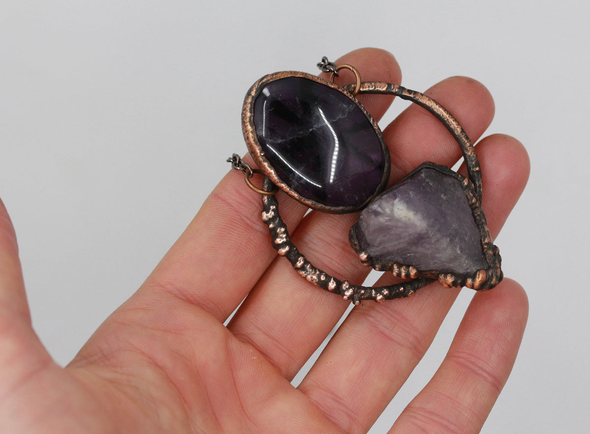 Large Amethyst Necklace