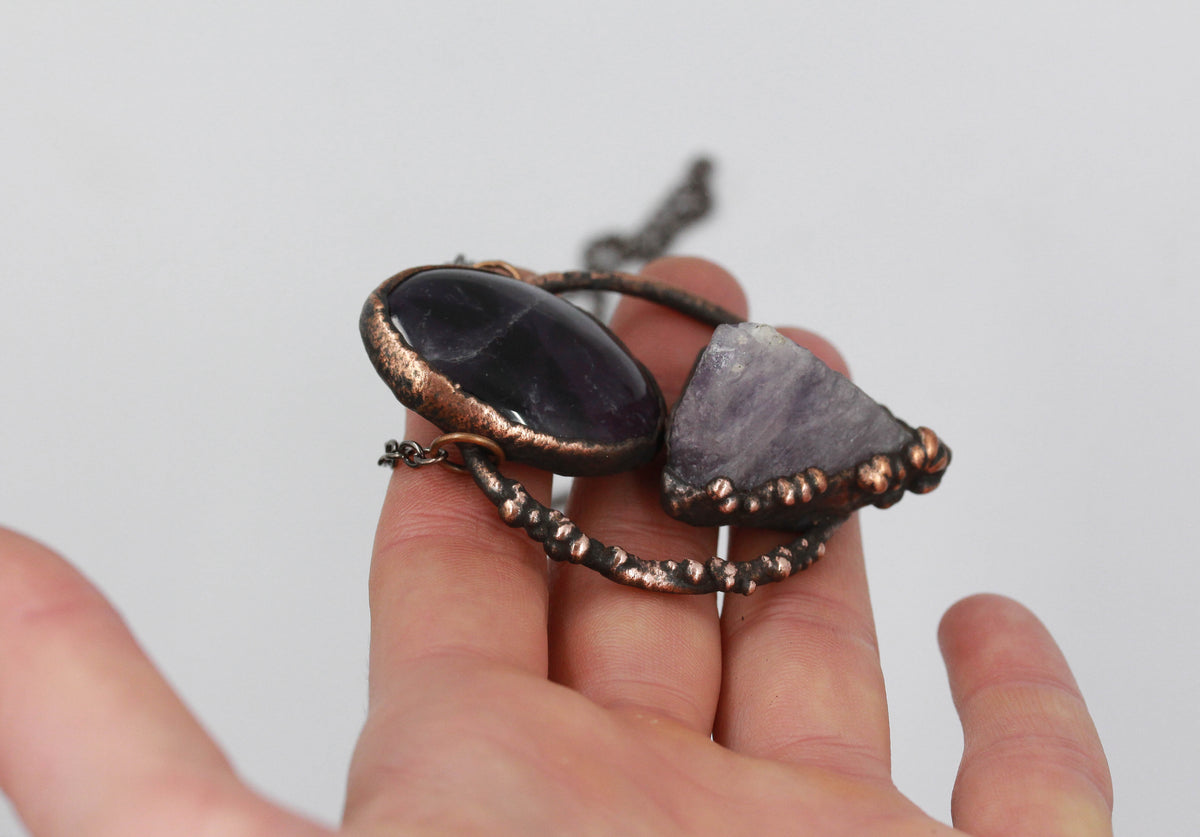 Large Amethyst Necklace