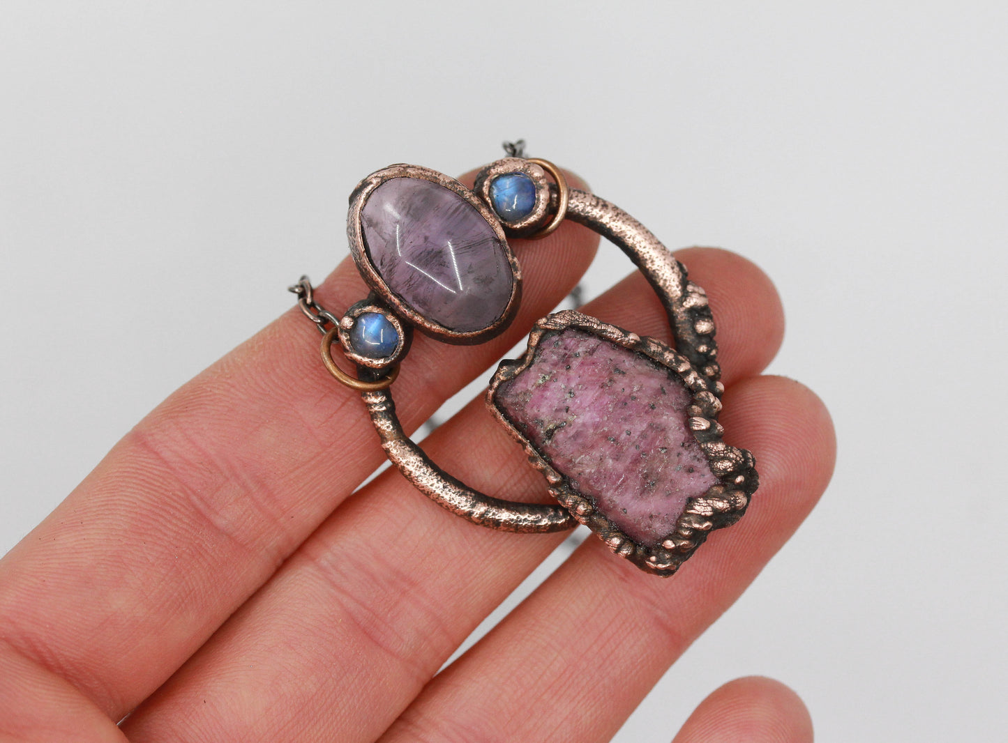 Ruby & Amethyst Necklace