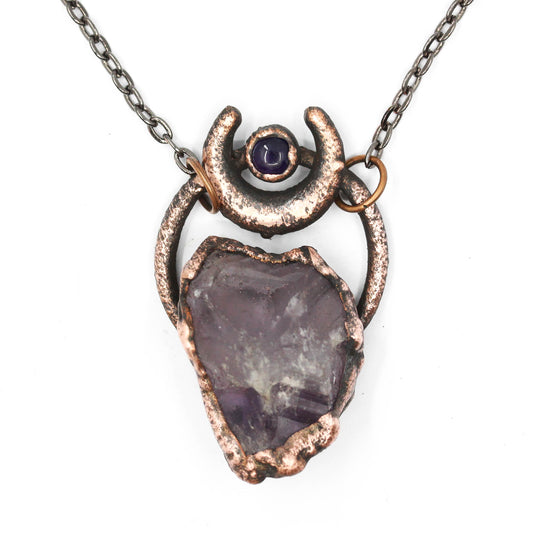 Amethyst Moon Necklace