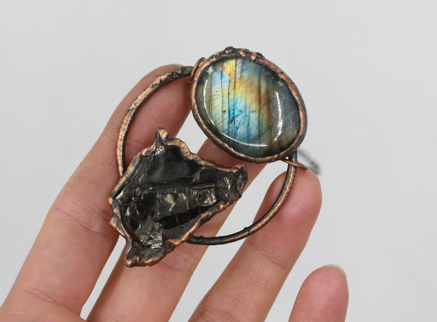 Elite Shungite & Labradorite Necklace