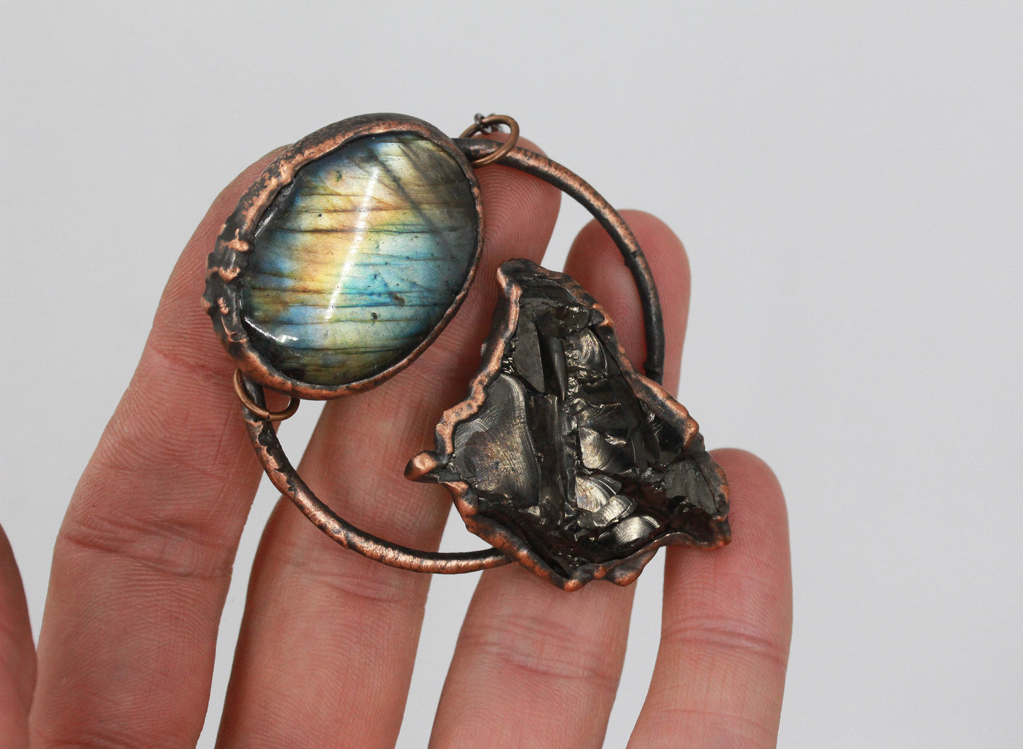 Elite Shungite & Labradorite Necklace