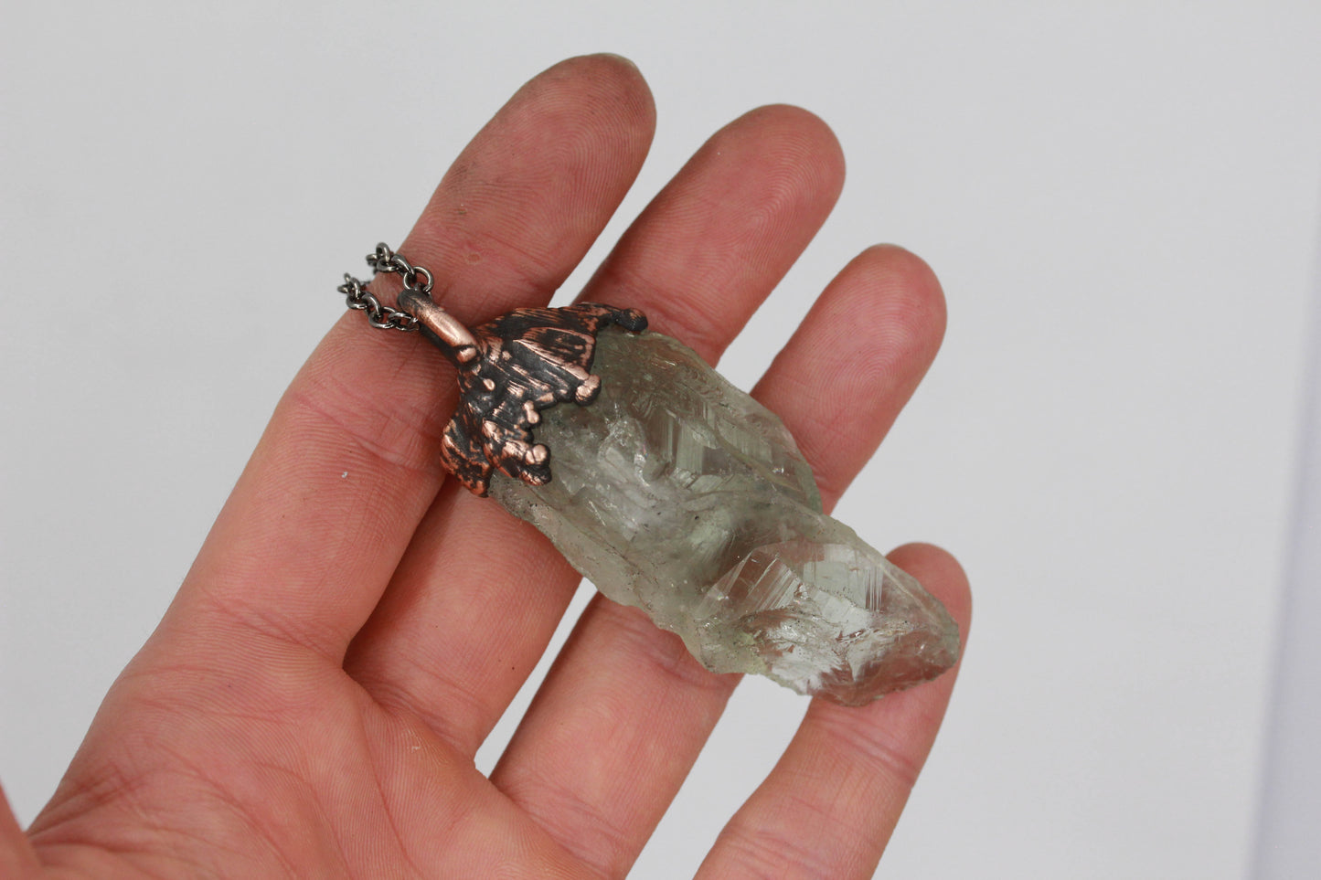 Large Prasiolite Necklace