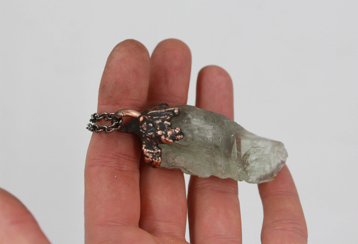 Large Prasiolite Necklace