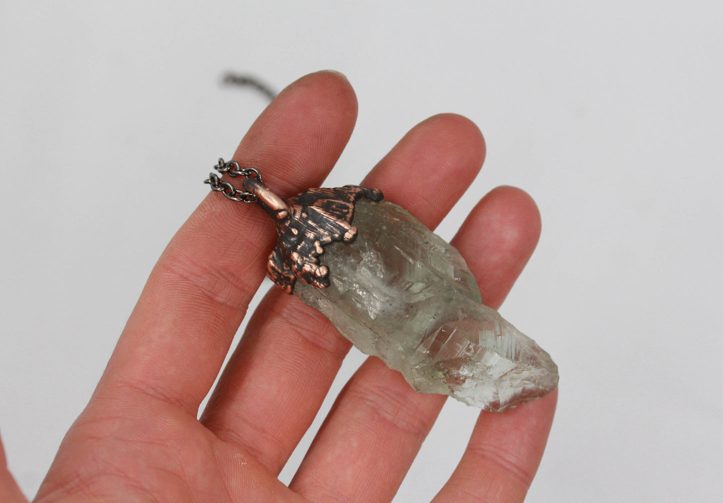 Large Prasiolite Necklace