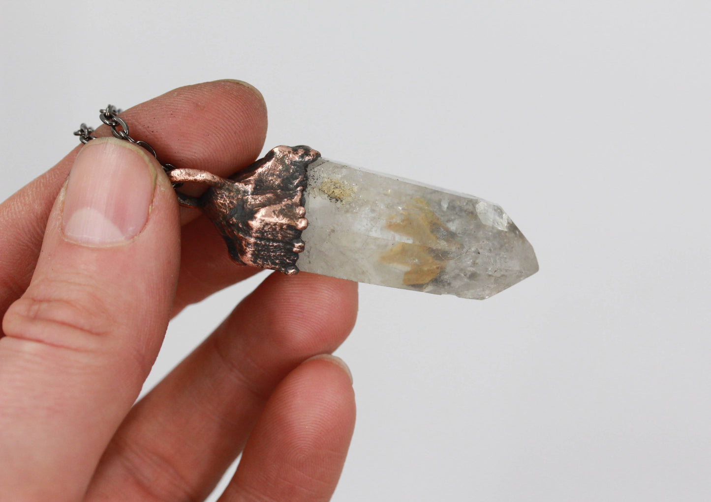 Raw Inclusion Quartz Necklace