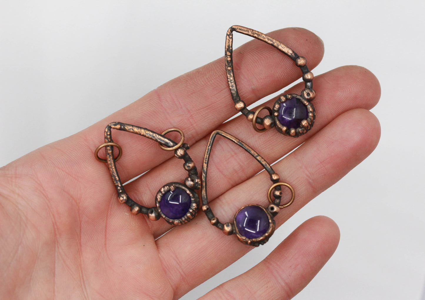Amethyst Teardrop Necklace