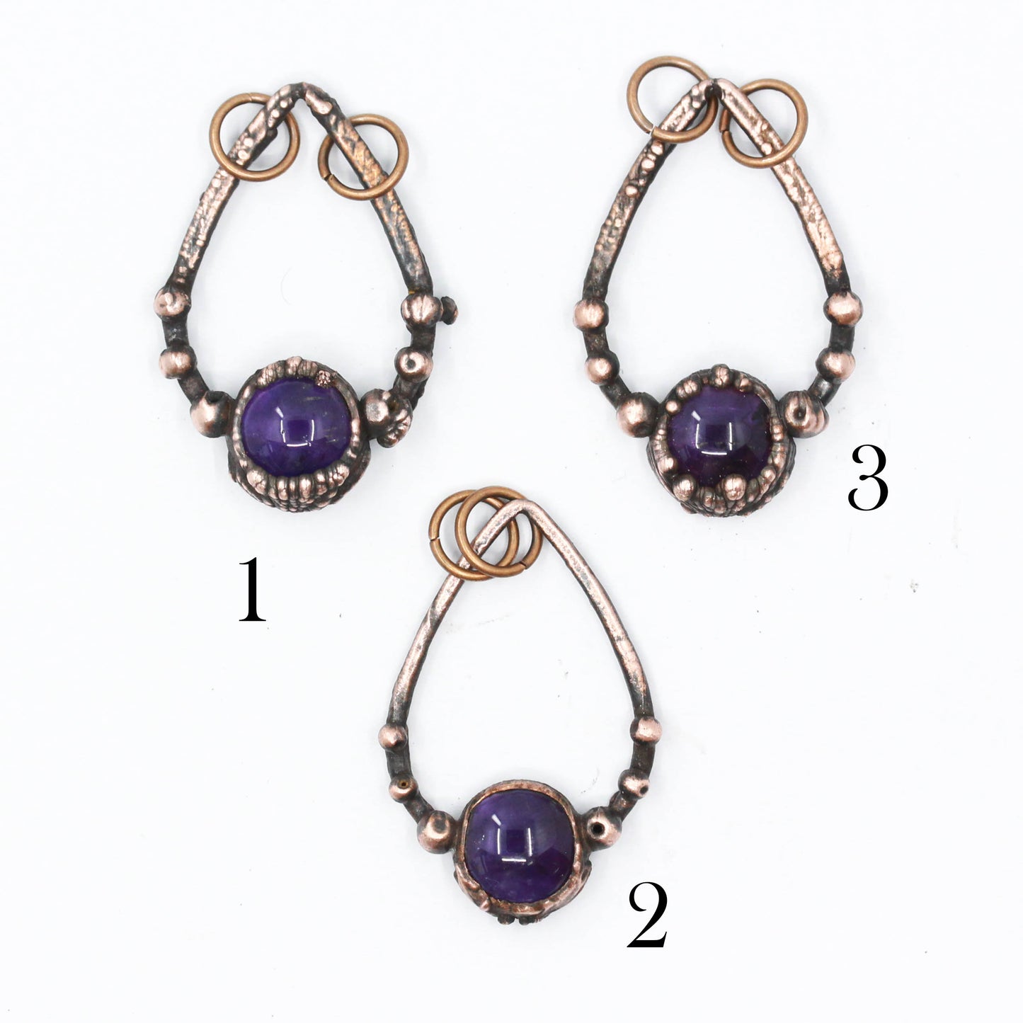 Amethyst Teardrop Necklace