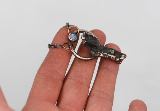 Elite Shungite & Moonstone Necklace