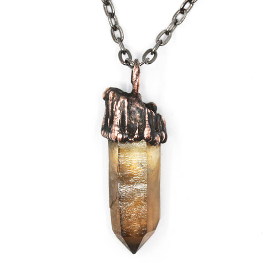 Raw Smoky Quartz Necklace