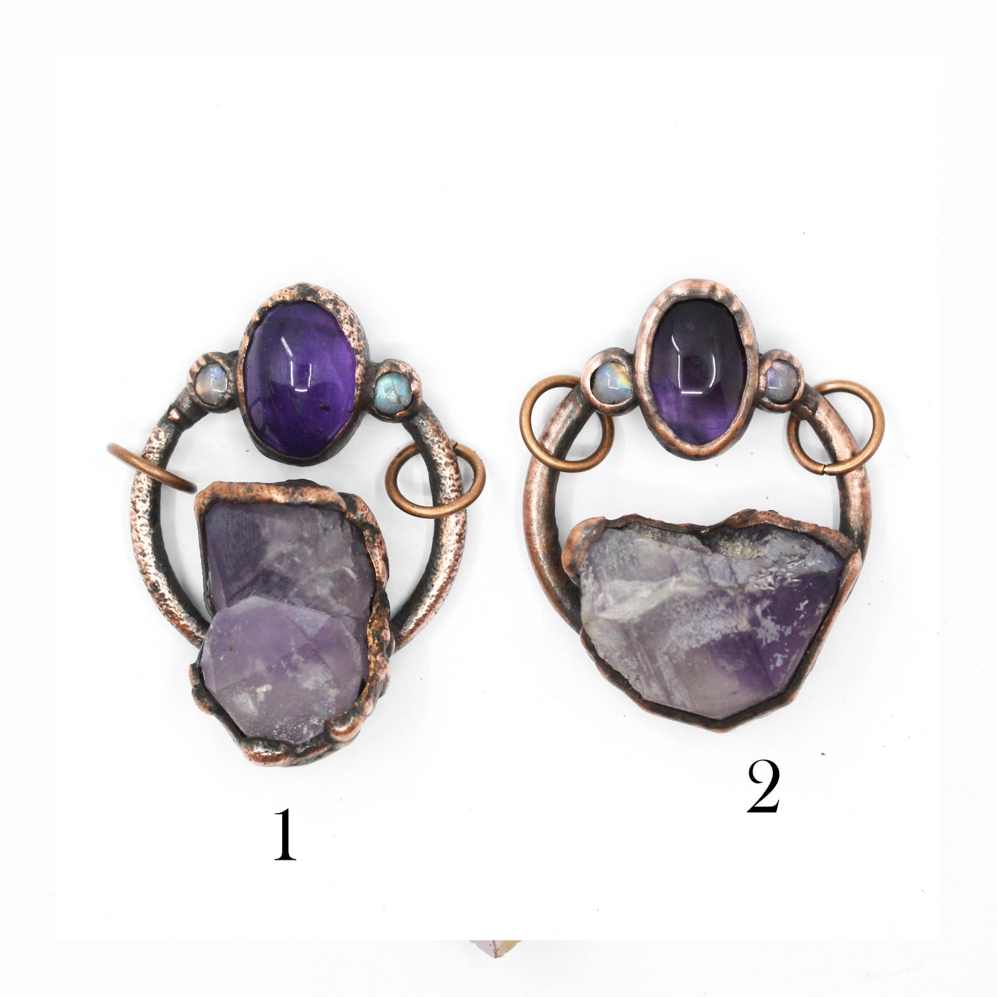 Amethyst & Moonstone Necklace