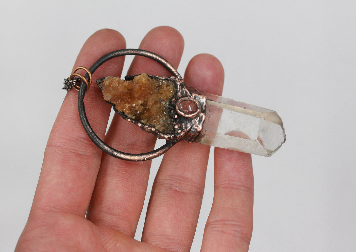 Quartz, Citrine & Strawberry Quartz