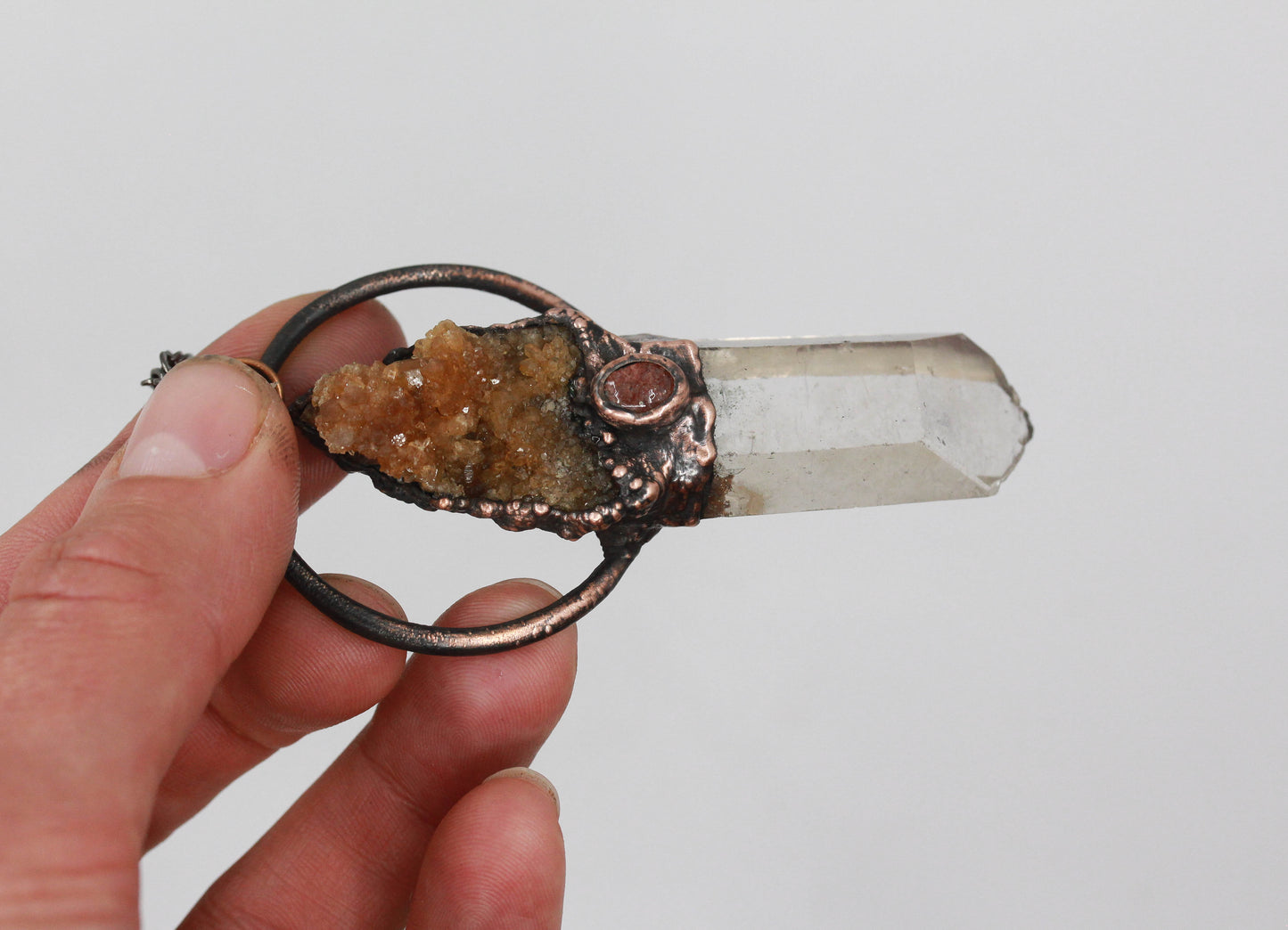 Quartz, Citrine & Strawberry Quartz