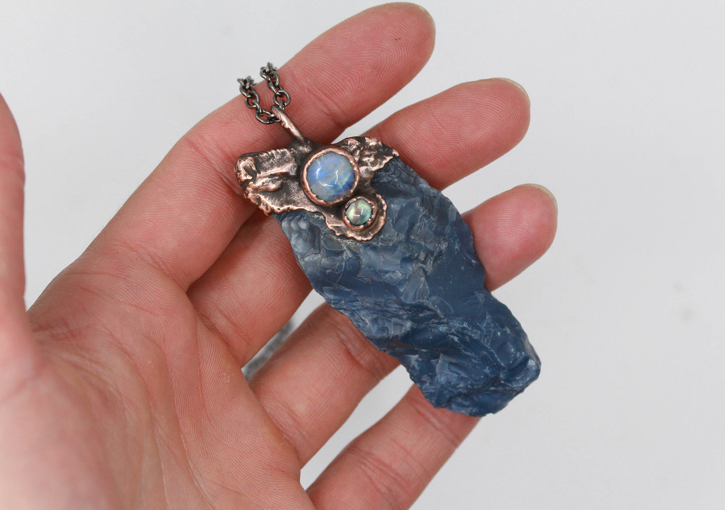 Owyhee Opal & Moonstone Necklace