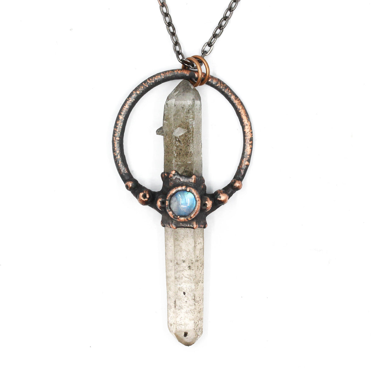 Quartz & Moonstone Necklace