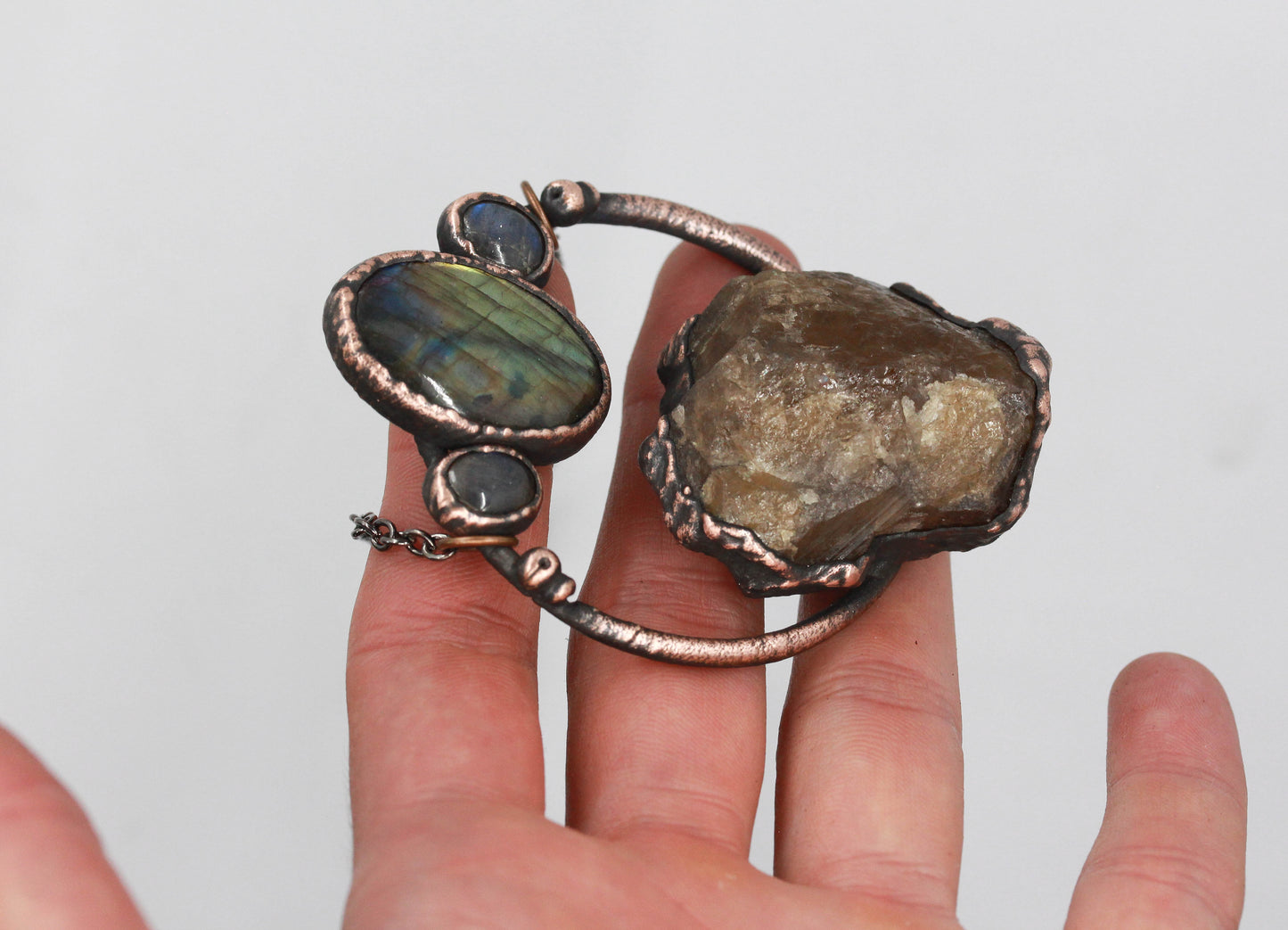 Citrine & Labradorite Necklace