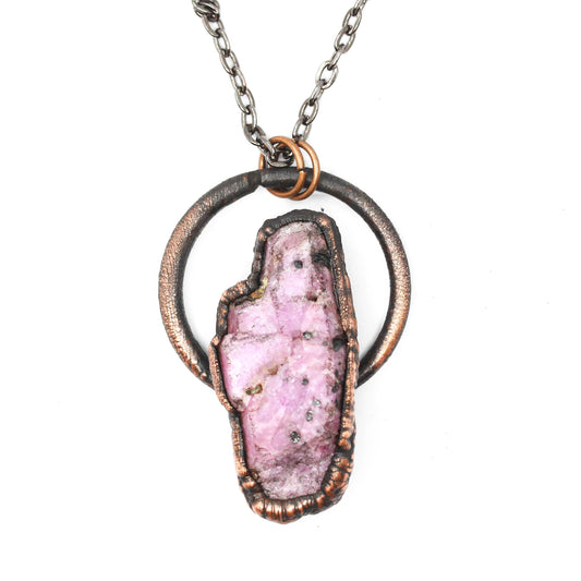 Raw Ruby Necklace