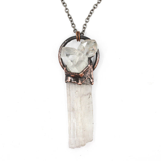 Kunzite & Quartz Necklace