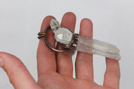 Kunzite & Quartz Necklace