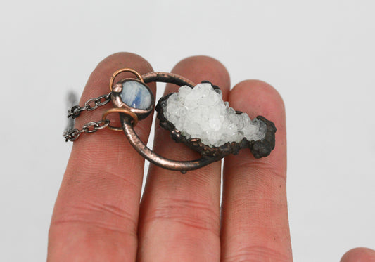 Quartz & Moonstone Necklace