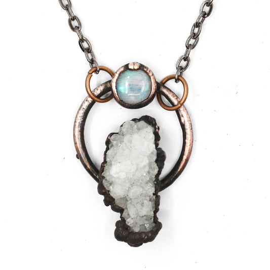 Quartz & Moonstone Necklace