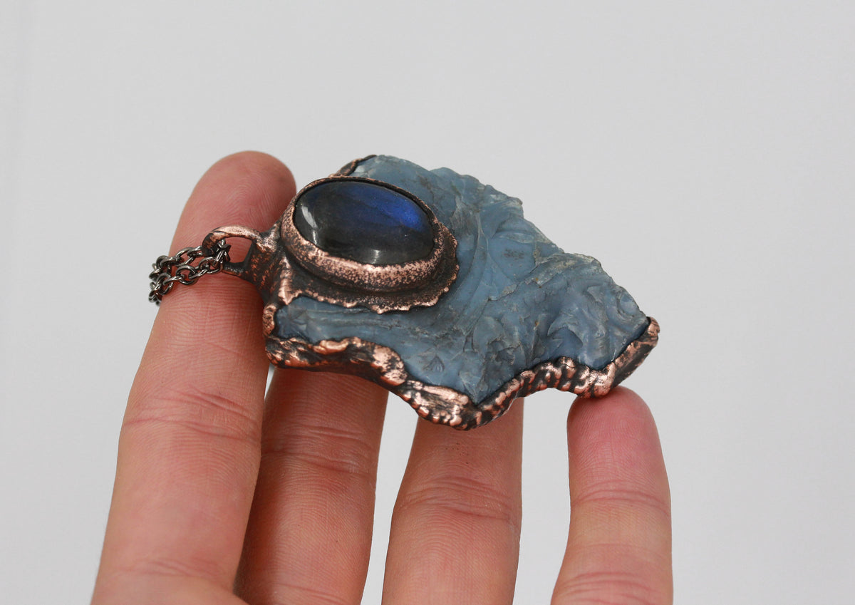 Owyhee Opal & Labradorite Necklace