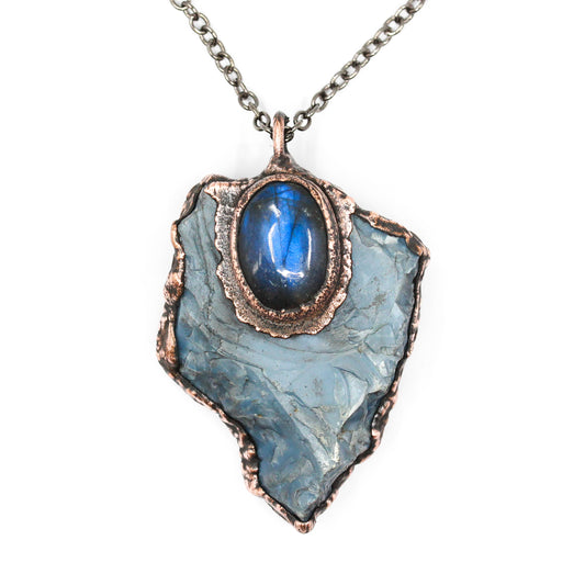 Owyhee Opal & Labradorite Necklace