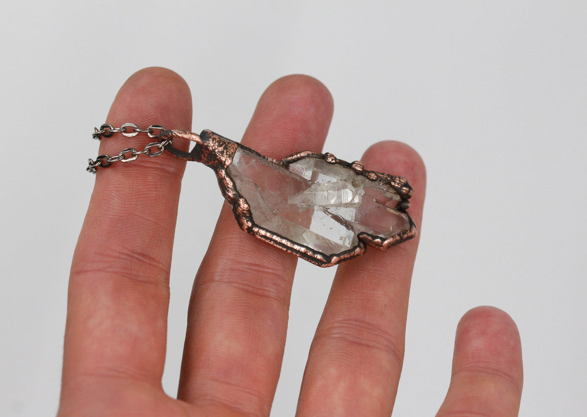 Quartz Cluster Necklace