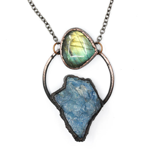 Owyhee Opal & Labradorite Necklace