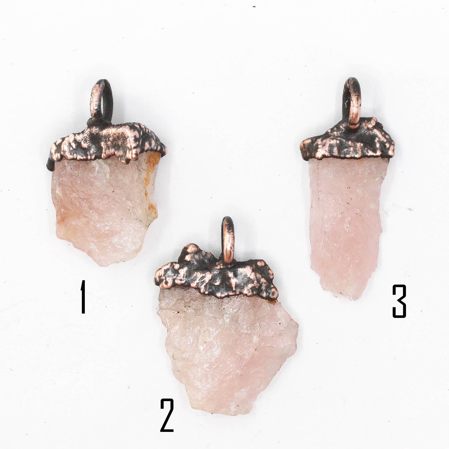 Raw Rose Quartz Necklace